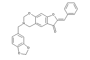 7-benzal-3-piperonyl-2,4-dihydrofuro[3,2-g][1,3]benzoxazin-6-one