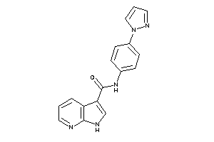 N-(4-pyrazol-1-ylphenyl)-1H-pyrrolo[2,3-b]pyridine-3-carboxamide
