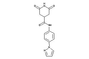 2,6-diketo-N-(4-pyrazol-1-ylphenyl)isonipecotamide