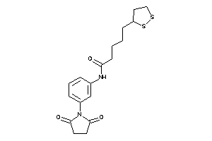 5-(dithiolan-3-yl)-N-(3-succinimidophenyl)valeramide