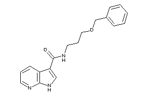 N-(3-benzoxypropyl)-1H-pyrrolo[2,3-b]pyridine-3-carboxamide
