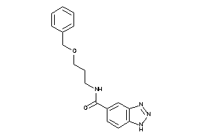 N-(3-benzoxypropyl)-1H-benzotriazole-5-carboxamide