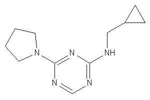 Cyclopropylmethyl-(4-pyrrolidino-s-triazin-2-yl)amine