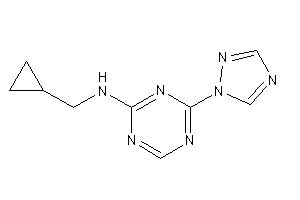 Cyclopropylmethyl-[4-(1,2,4-triazol-1-yl)-s-triazin-2-yl]amine