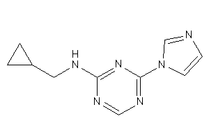 Cyclopropylmethyl-(4-imidazol-1-yl-s-triazin-2-yl)amine