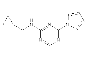 Cyclopropylmethyl-(4-pyrazol-1-yl-s-triazin-2-yl)amine