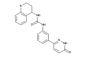 1-[3-(6-keto-1H-pyridazin-3-yl)phenyl]-3-thiochroman-4-yl-urea