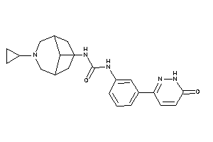 1-(7-cyclopropyl-7-azabicyclo[3.3.1]nonan-9-yl)-3-[3-(6-keto-1H-pyridazin-3-yl)phenyl]urea