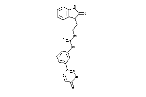 1-[2-(2-ketoindolin-3-yl)ethyl]-3-[3-(6-keto-1H-pyridazin-3-yl)phenyl]urea