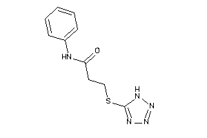 N-phenyl-3-(1H-tetrazol-5-ylthio)propionamide