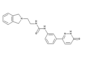 1-(2-isoindolin-2-ylethyl)-3-[3-(6-keto-1H-pyridazin-3-yl)phenyl]urea