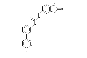 1-[(2-ketoindolin-5-yl)methyl]-3-[3-(6-keto-1H-pyridazin-3-yl)phenyl]urea