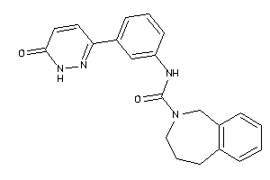 N-[3-(6-keto-1H-pyridazin-3-yl)phenyl]-1,3,4,5-tetrahydro-2-benzazepine-2-carboxamide