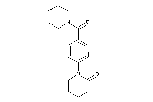 1-[4-(piperidine-1-carbonyl)phenyl]-2-piperidone