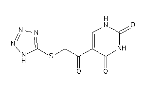 5-[2-(1H-tetrazol-5-ylthio)acetyl]uracil