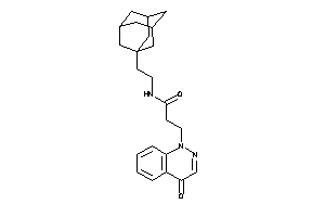 Image of N-[2-(1-adamantyl)ethyl]-3-(4-ketocinnolin-1-yl)propionamide