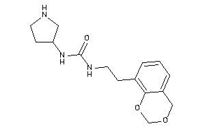 1-[2-(4H-1,3-benzodioxin-8-yl)ethyl]-3-pyrrolidin-3-yl-urea