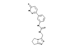 1-(6,7-dihydro-5H-pyrrolo[2,1-c][1,2,4]triazol-3-ylmethyl)-3-[3-(6-keto-1H-pyridazin-3-yl)phenyl]urea