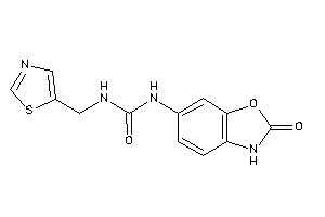 1-(2-keto-3H-1,3-benzoxazol-6-yl)-3-(thiazol-5-ylmethyl)urea