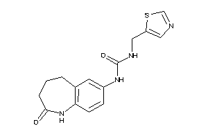 1-(2-keto-1,3,4,5-tetrahydro-1-benzazepin-7-yl)-3-(thiazol-5-ylmethyl)urea