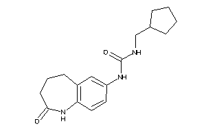 Image of 1-(cyclopentylmethyl)-3-(2-keto-1,3,4,5-tetrahydro-1-benzazepin-7-yl)urea