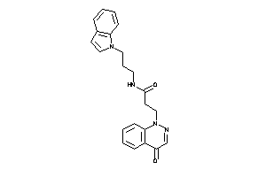 Image of N-(3-indol-1-ylpropyl)-3-(4-ketocinnolin-1-yl)propionamide