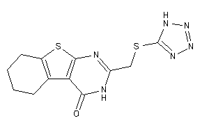 2-[(1H-tetrazol-5-ylthio)methyl]-5,6,7,8-tetrahydro-3H-benzothiopheno[2,3-d]pyrimidin-4-one