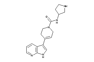 N-pyrrolidin-3-yl-4-(1H-pyrrolo[2,3-b]pyridin-3-yl)-3,6-dihydro-2H-pyridine-1-carboxamide