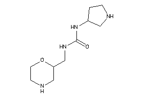 1-(morpholin-2-ylmethyl)-3-pyrrolidin-3-yl-urea