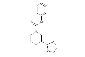 3-(1,3-dioxolan-2-yl)-N-phenyl-piperidine-1-carboxamide