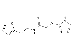 N-[2-(2-furyl)ethyl]-2-(1H-tetrazol-5-ylthio)acetamide