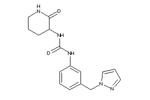 1-(2-keto-3-piperidyl)-3-[3-(pyrazol-1-ylmethyl)phenyl]urea