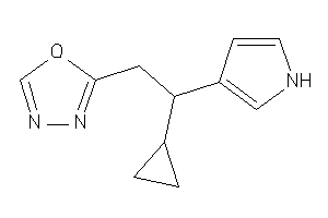 2-[2-cyclopropyl-2-(1H-pyrrol-3-yl)ethyl]-1,3,4-oxadiazole