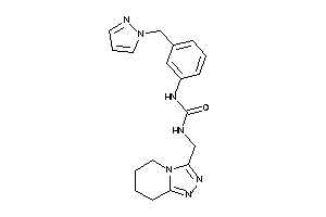 1-[3-(pyrazol-1-ylmethyl)phenyl]-3-(5,6,7,8-tetrahydro-[1,2,4]triazolo[4,3-a]pyridin-3-ylmethyl)urea