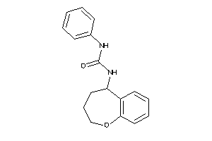 1-phenyl-3-(2,3,4,5-tetrahydro-1-benzoxepin-5-yl)urea