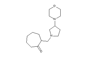 2-[(3-morpholinopyrrolidino)methyl]cycloheptanone