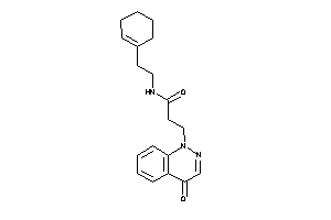 N-(2-cyclohexen-1-ylethyl)-3-(4-ketocinnolin-1-yl)propionamide