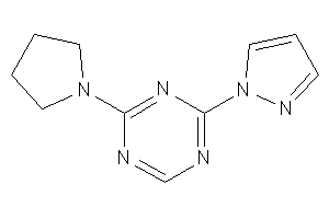 2-pyrazol-1-yl-4-pyrrolidino-s-triazine