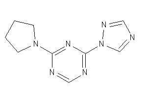 2-pyrrolidino-4-(1,2,4-triazol-1-yl)-s-triazine