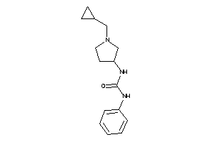 1-[1-(cyclopropylmethyl)pyrrolidin-3-yl]-3-phenyl-urea