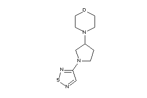 4-[1-(1,2,5-thiadiazol-3-yl)pyrrolidin-3-yl]morpholine