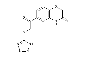 6-[2-(1H-tetrazol-5-ylthio)acetyl]-4H-1,4-benzoxazin-3-one