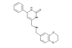 6-[(2,3-dihydro-1,4-benzodioxin-6-ylmethylamino)methyl]-4-phenyl-3,4-dihydro-1H-pyrimidin-2-one