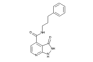 3-keto-N-(3-phenylpropyl)-1,2-dihydropyrazolo[3,4-b]pyridine-4-carboxamide