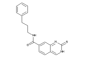 N-(3-phenylpropyl)-2-thioxo-3H-quinazoline-7-carboxamide