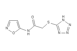 N-isoxazol-5-yl-2-(1H-tetrazol-5-ylthio)acetamide