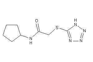 N-cyclopentyl-2-(1H-tetrazol-5-ylthio)acetamide