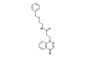 N-[2-(benzylthio)ethyl]-3-(4-ketocinnolin-1-yl)propionamide