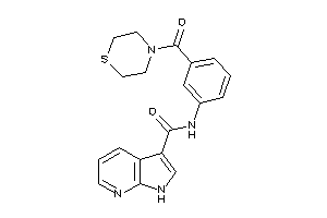 N-[3-(thiomorpholine-4-carbonyl)phenyl]-1H-pyrrolo[2,3-b]pyridine-3-carboxamide