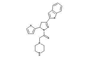 1-[3-(benzofuran-2-yl)-5-(2-furyl)-2-pyrazolin-1-yl]-2-piperazino-ethanone